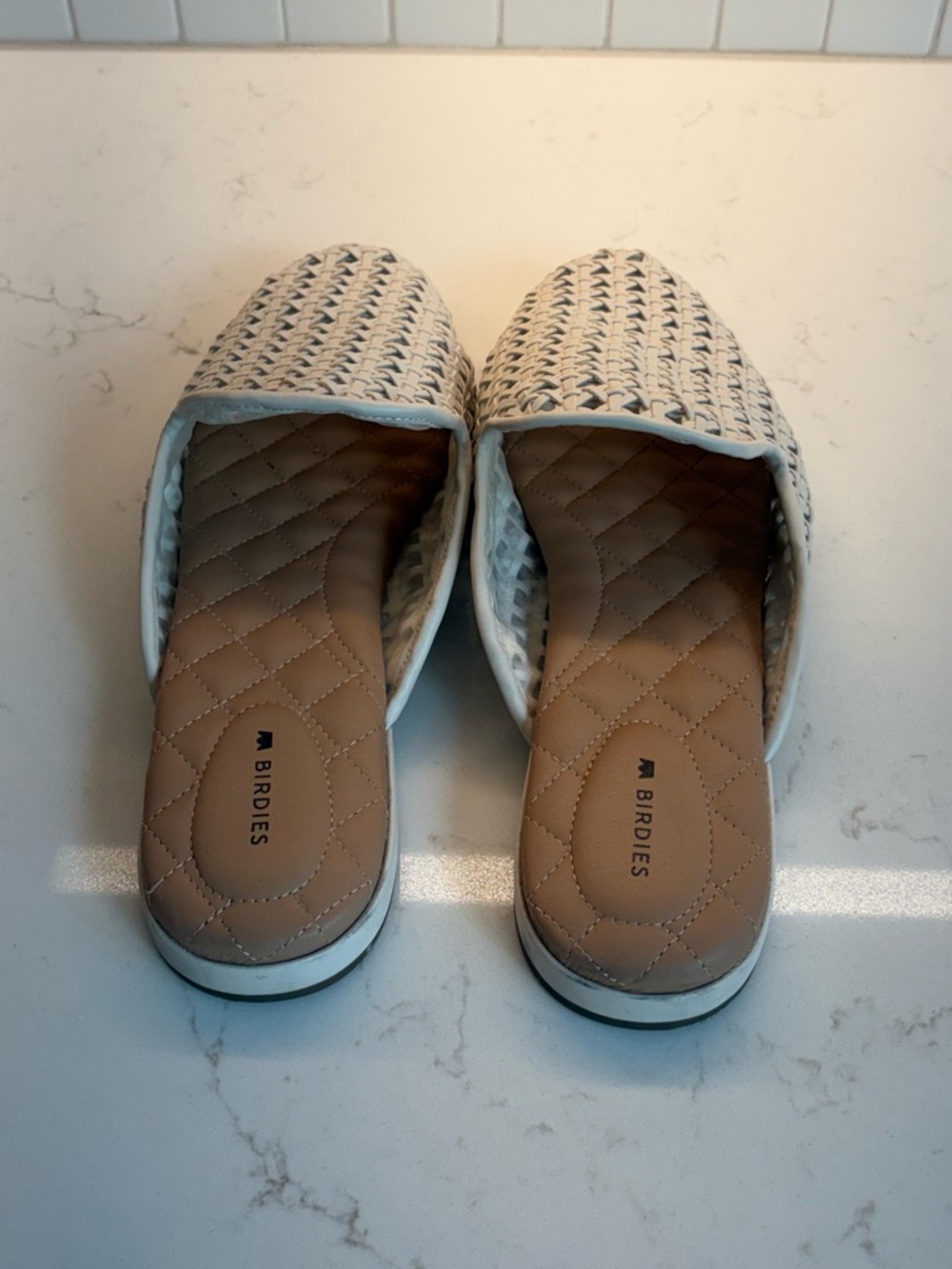 EUC Birdies Phoebe Woven Mules. Ecru. Size 10.5. Retail price $145. - Picture 4 of 8